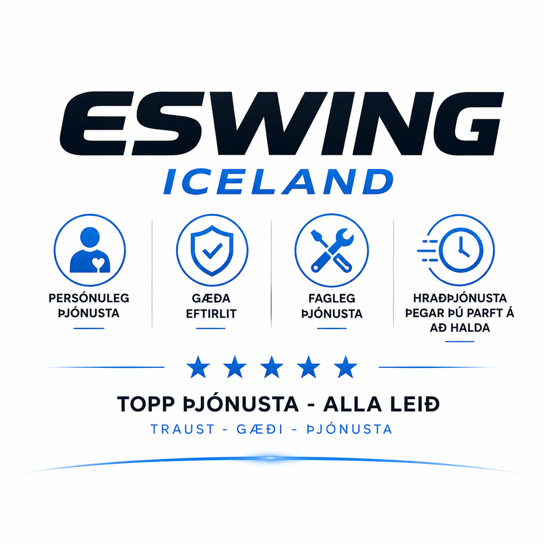 Persónuleg þjónusta og gæðaeftirlit í fyrirrúmi hjá ESWING