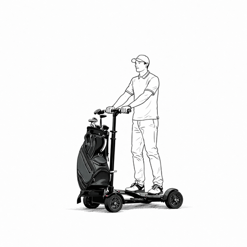 ESWING Hybrid - Rafknúin golfkerra og golfskutla  (tækin eru áætluð í fyrstu vikunni í ágúst)