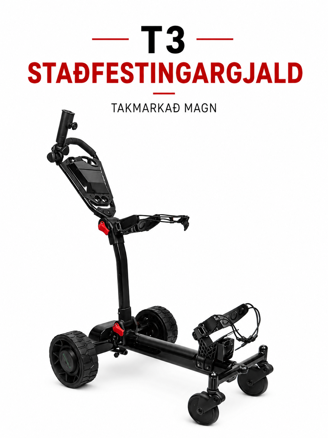 Staðfesting fyrir T3 - Follow me kerrunni frá Eswing