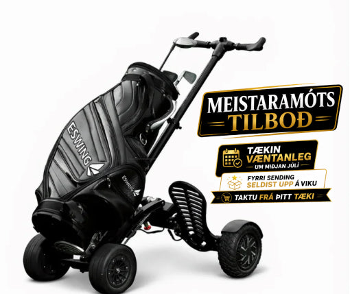 ESWING Hybrid - Rafknúin golfkerra og golfskutla